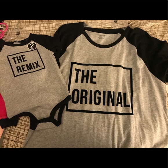 Matching unisex tees Adult size L/XL Baby size 6/9 - Picture 1 of 1